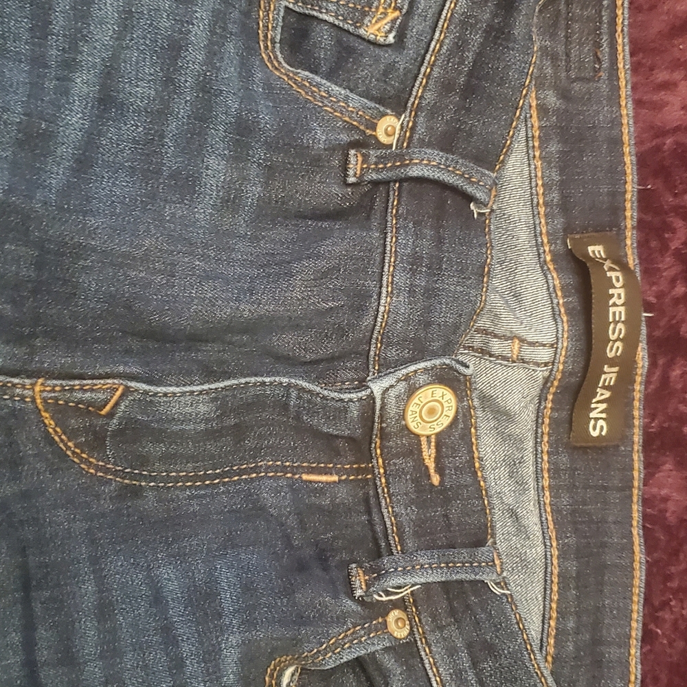 Express skinny legging jeans mid rise 8R
